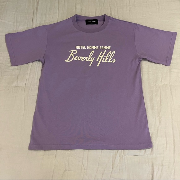 NWOT Homme Femme Beverly Hills T-Shirt Sz Small - Picture 3 of 6